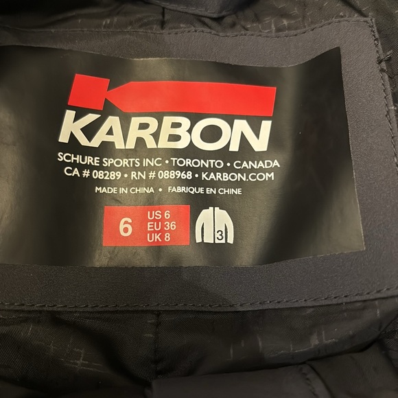 KARBON K2639 Snow Pant / Ski Pant / Snowboard Pant in Dark Grey - Picture 12 of 13